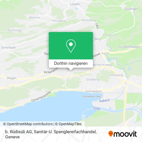 b. Rüdisüli AG, Sanitär-U. Spenglereifachhandel Karte