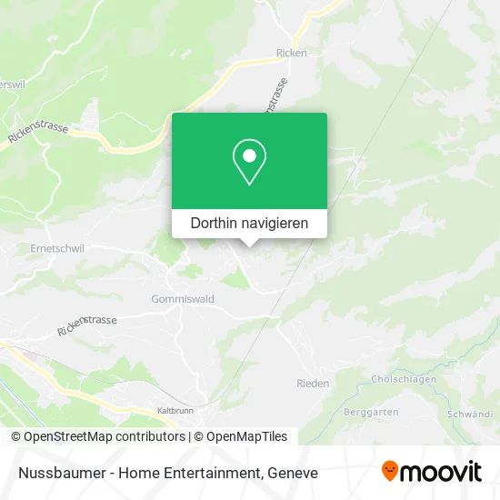 Nussbaumer - Home Entertainment Karte