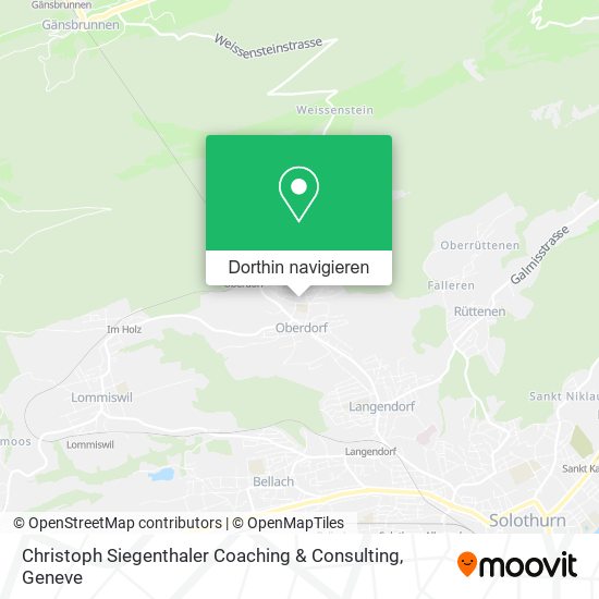 Christoph Siegenthaler Coaching & Consulting Karte