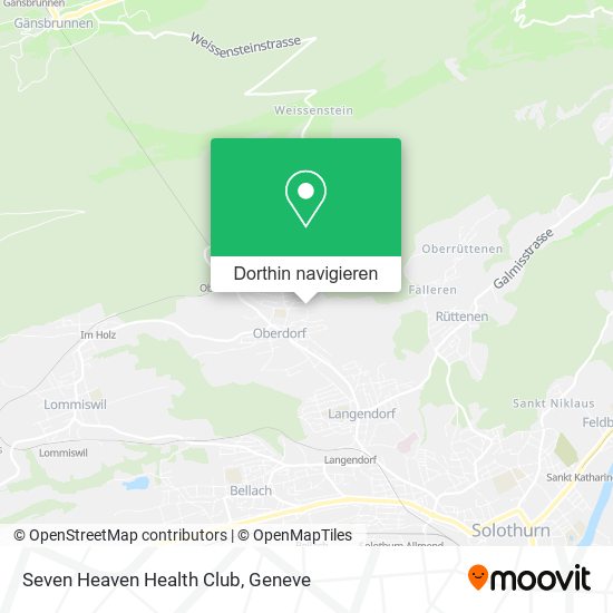 Seven Heaven Health Club Karte