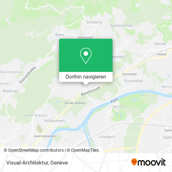 Visual-Architektur Karte