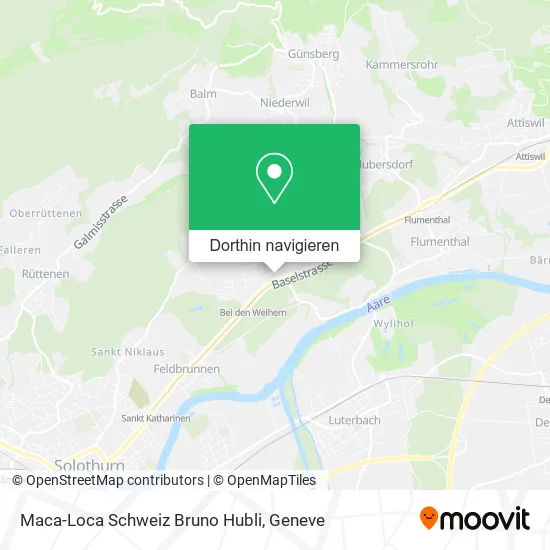 Maca-Loca Schweiz Bruno Hubli Karte