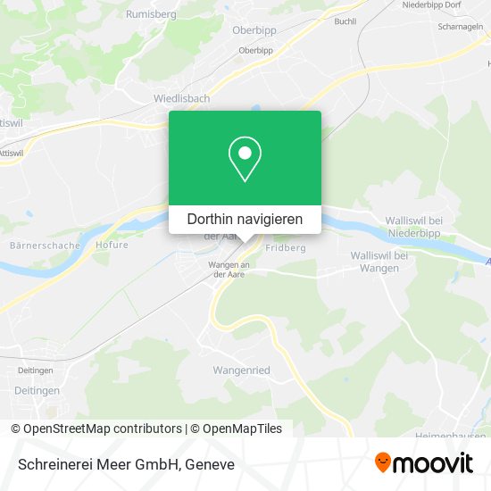 Schreinerei Meer GmbH Karte