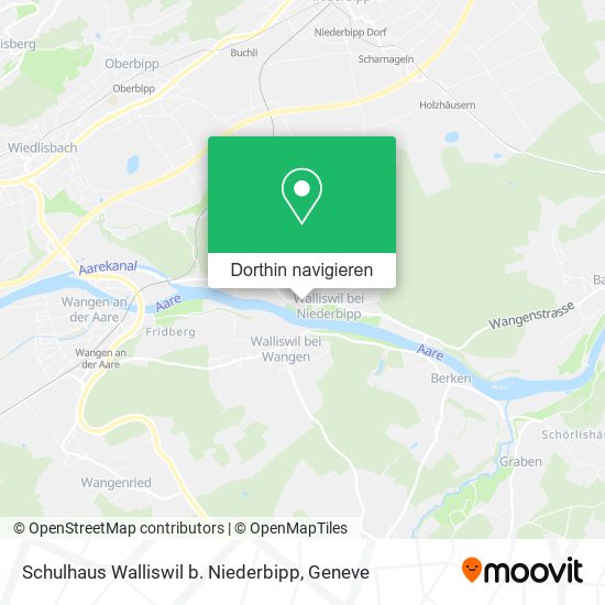 Schulhaus Walliswil b. Niederbipp Karte