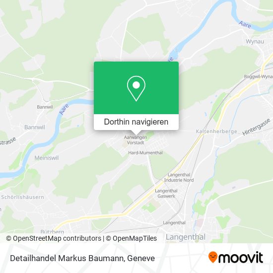 Detailhandel Markus Baumann Karte