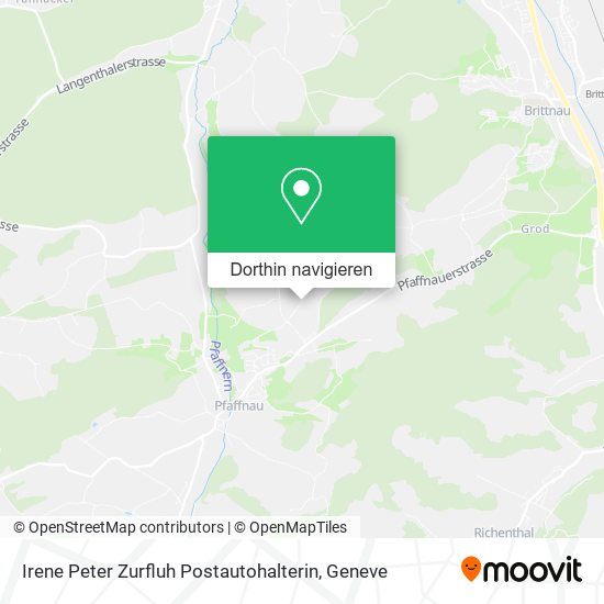 Irene Peter Zurfluh Postautohalterin Karte
