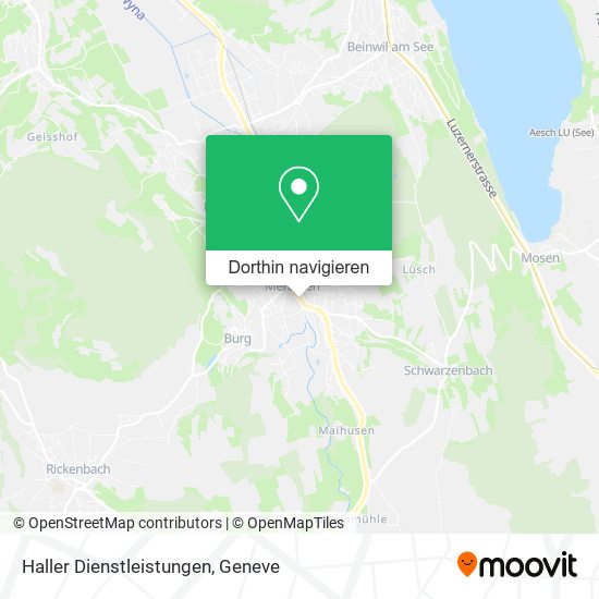 Haller Dienstleistungen Karte