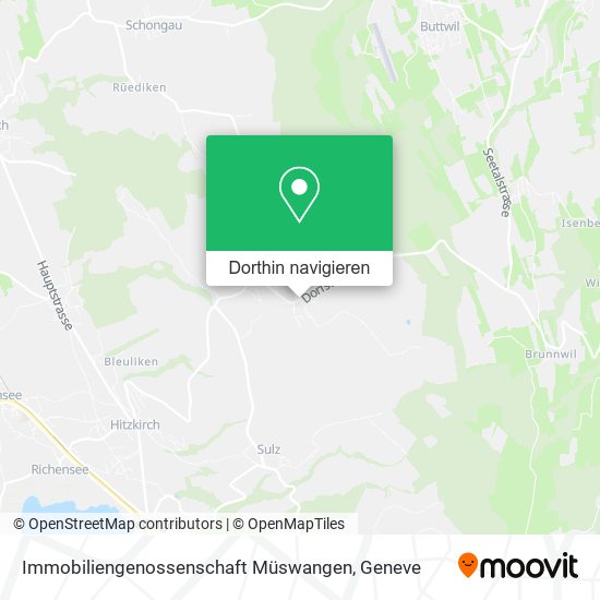 Immobiliengenossenschaft Müswangen Karte