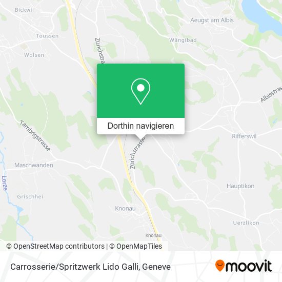 Carrosserie / Spritzwerk Lido Galli Karte