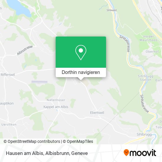 Hausen am Albis, Albisbrunn Karte