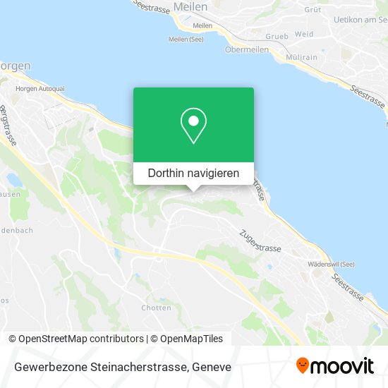 Gewerbezone Steinacherstrasse Karte