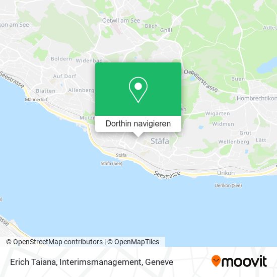 Erich Taiana, Interimsmanagement Karte