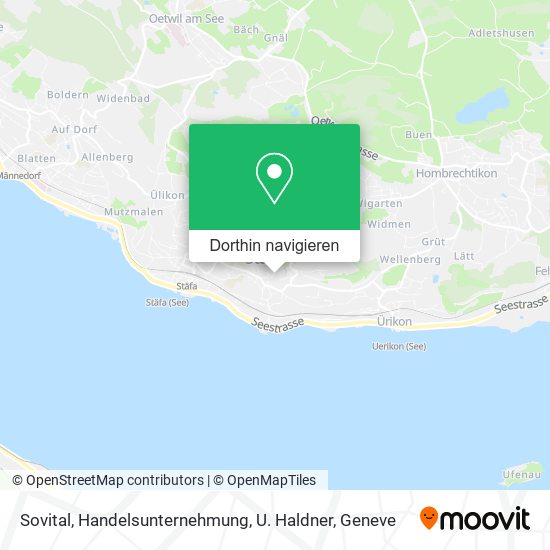 Sovital, Handelsunternehmung, U. Haldner Karte