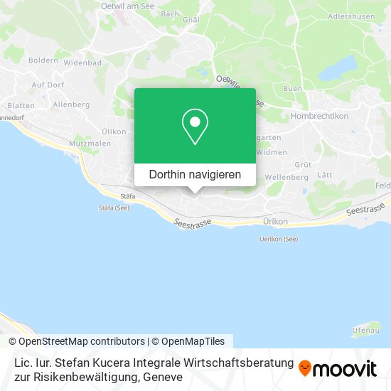 Lic. Iur. Stefan Kucera Integrale Wirtschaftsberatung zur Risikenbewältigung Karte