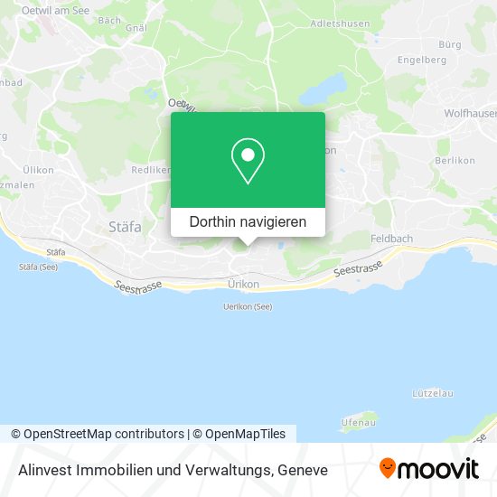 Alinvest Immobilien und Verwaltungs Karte