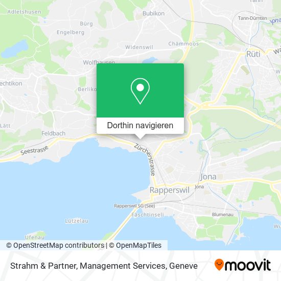 Strahm & Partner, Management Services Karte