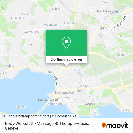 Body-Werkstatt - Massage -& Therapie-Praxis Karte