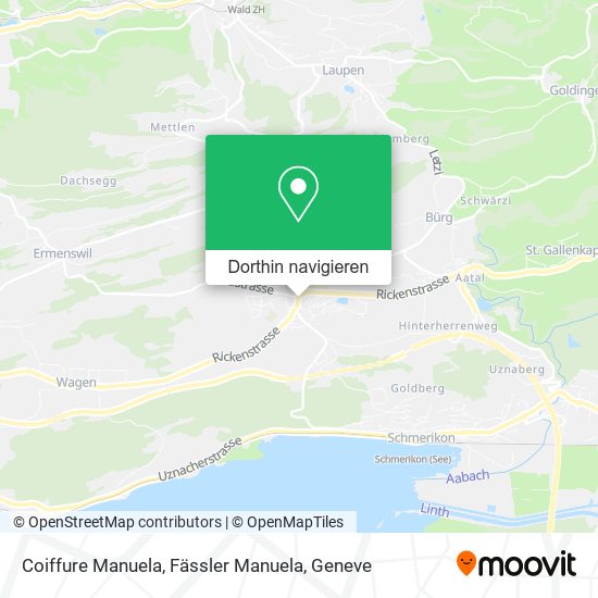 Coiffure Manuela, Fässler Manuela Karte