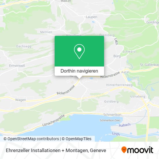 Ehrenzeller Installationen + Montagen Karte
