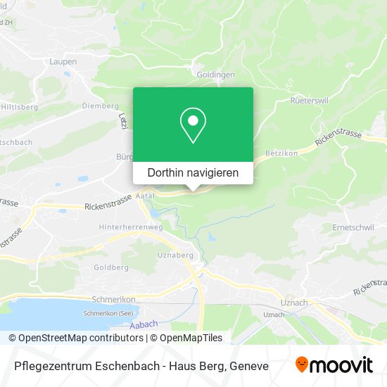 Pflegezentrum Eschenbach - Haus Berg Karte