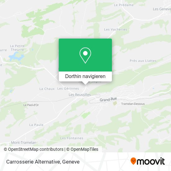 Carrosserie Alternative Karte