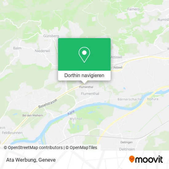 Ata Werbung Karte