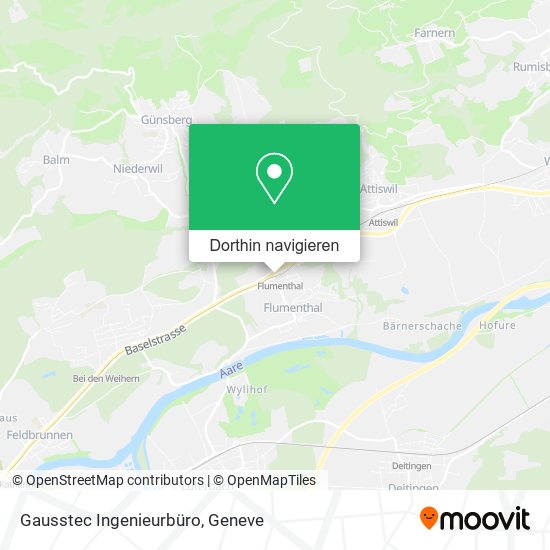 Gausstec Ingenieurbüro Karte