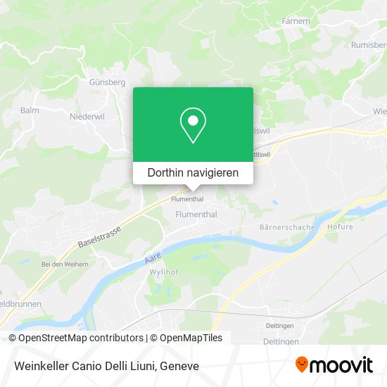 Weinkeller Canio Delli Liuni Karte