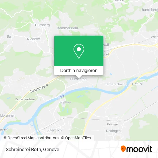 Schreinerei Roth Karte
