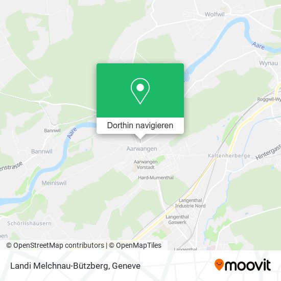 Landi Melchnau-Bützberg Karte