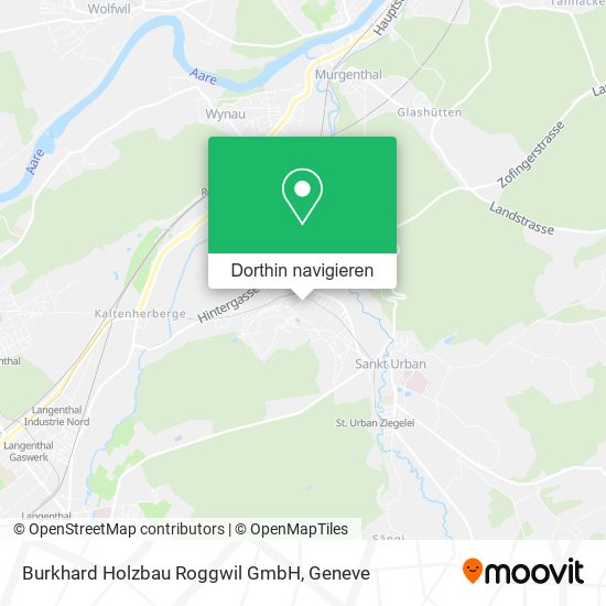 Burkhard Holzbau Roggwil GmbH Karte