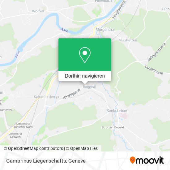 Gambrinus Liegenschafts Karte