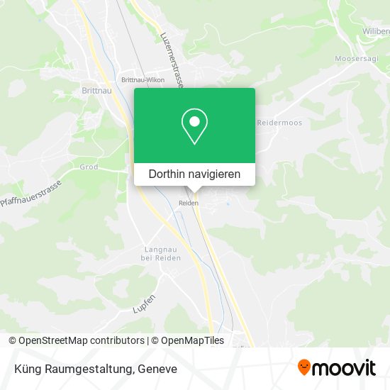 Küng Raumgestaltung Karte