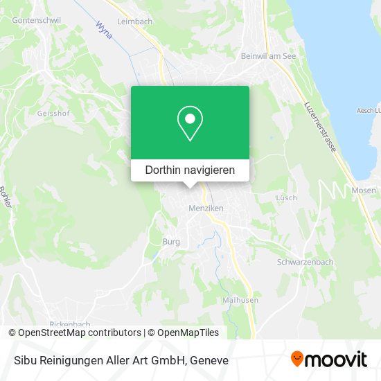 Sibu Reinigungen Aller Art GmbH Karte