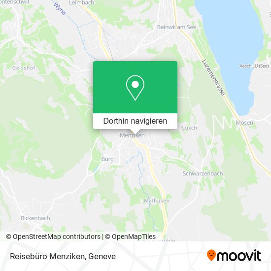 Reisebüro Menziken Karte