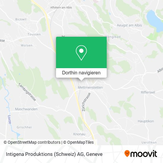 Intigena Produktions (Schweiz) AG Karte