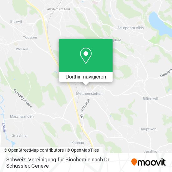 Schweiz. Vereinigung für Biochemie nach Dr. Schüssler Karte