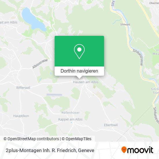 2plus-Montagen Inh. R. Friedrich Karte
