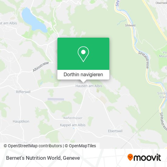 Bernet's Nutrition World Karte