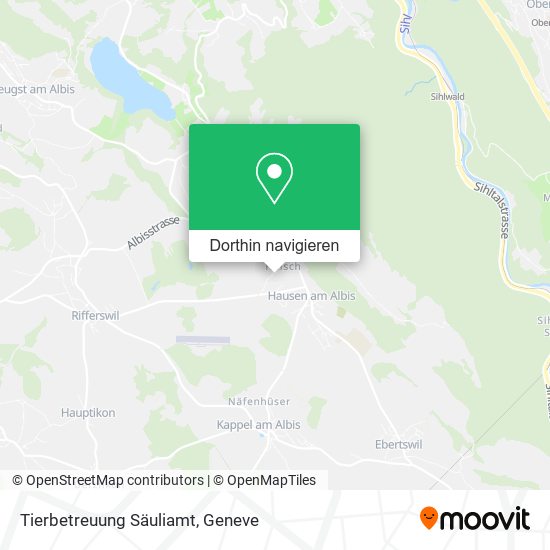 Tierbetreuung Säuliamt Karte