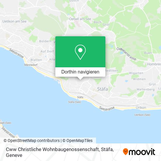 Cww Christliche Wohnbaugenossenschaft, Stäfa Karte