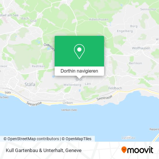 Kull Gartenbau & Unterhalt Karte