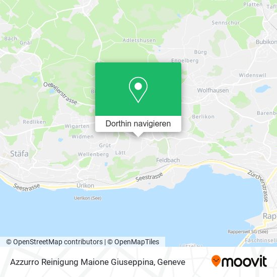 Azzurro Reinigung Maione Giuseppina Karte