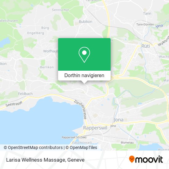 Larisa Wellness Massage Karte