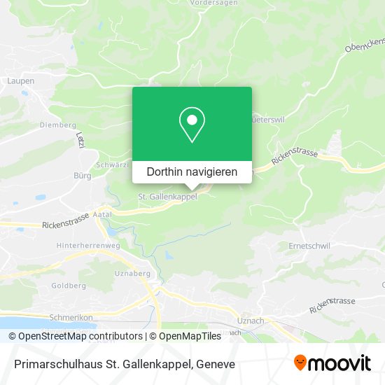 Primarschulhaus St. Gallenkappel Karte