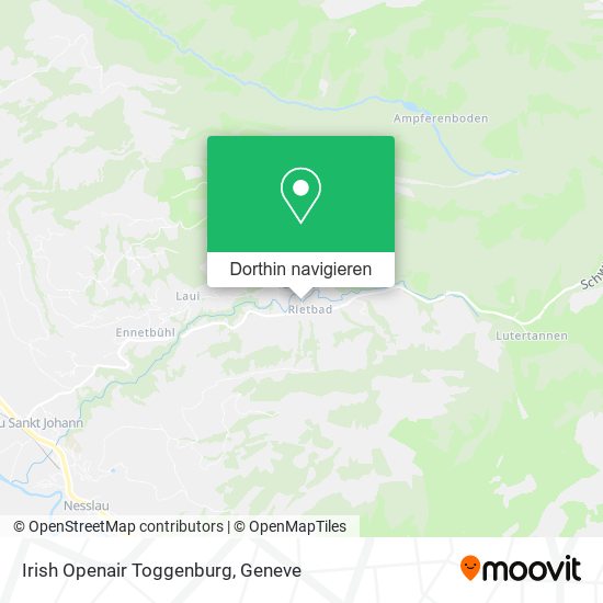 Irish Openair Toggenburg Karte