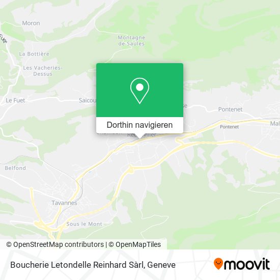Boucherie Letondelle Reinhard Sàrl Karte