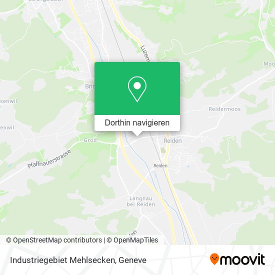 Industriegebiet Mehlsecken Karte
