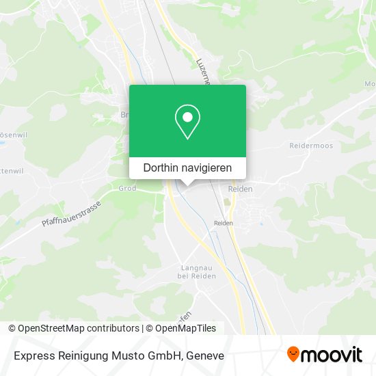 Express Reinigung Musto GmbH Karte