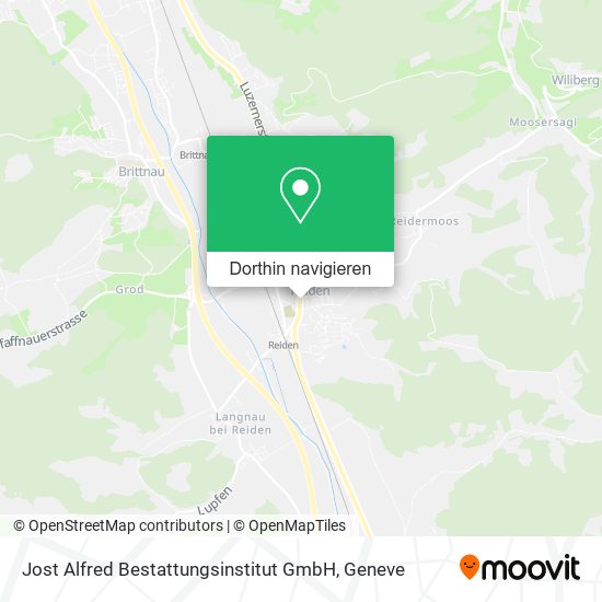 Jost Alfred Bestattungsinstitut GmbH Karte
